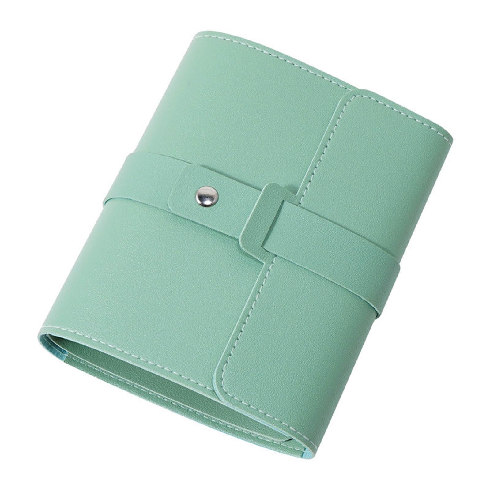 Earring Organizer Booklet Portable Jewelry Storage Box Earring Storage Bag PU For Ear Studs And Hoop Earrings Pu Earrings Display Bag