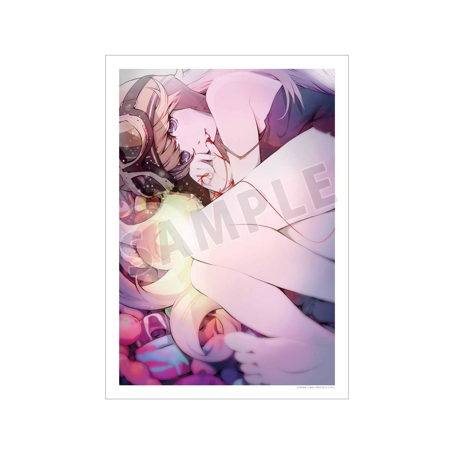 Amazon.co.jp: 漫画『化物語』 忍野忍 7巻表紙イラスト A3マット加工