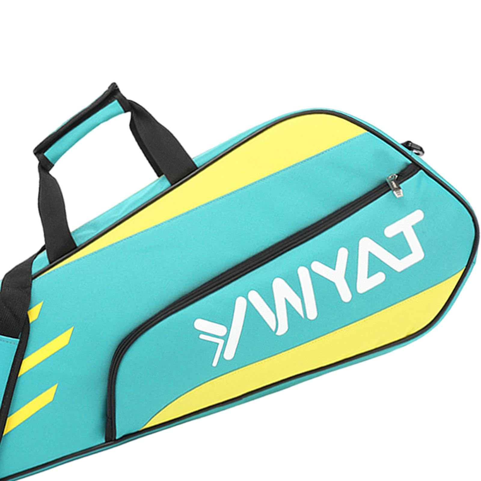 Sac de Badminton pour 3 Raquettes Imperméable - Housse de Tennis Portable avec Bandoulière pour Sports