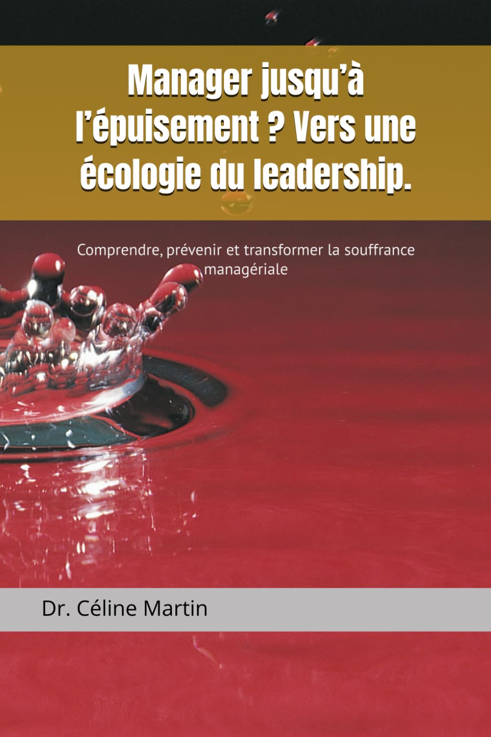 Manager jusqu’à l’épuisement ? Vers une écologie du leadership.: Comprendre, prévenir et transformer la souffrance managériale (Dr. Céline Martin : Experte RH Internationale)