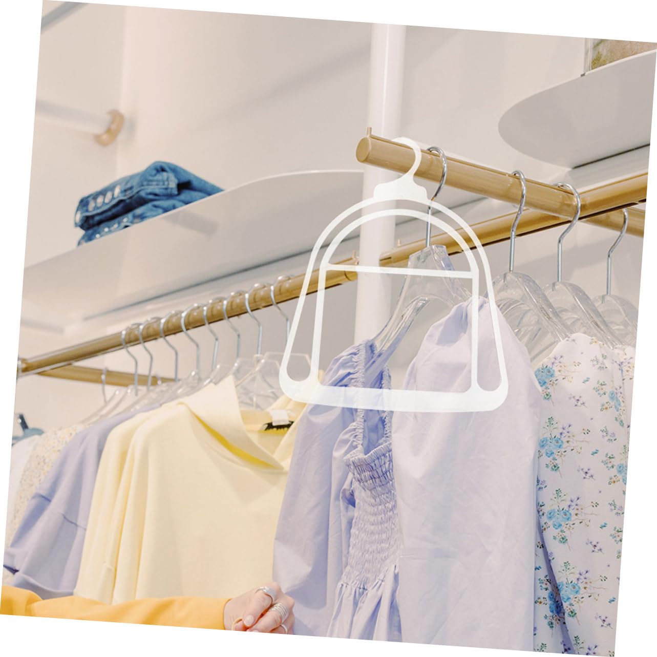 20 Piezas Organizador Transparente para Gorros y Sombreros Perchas de Plástico para Armario Soporte Reutilizable para Bolsos Bufandas Cinturones y Gorras de Béisbol Ahorro de