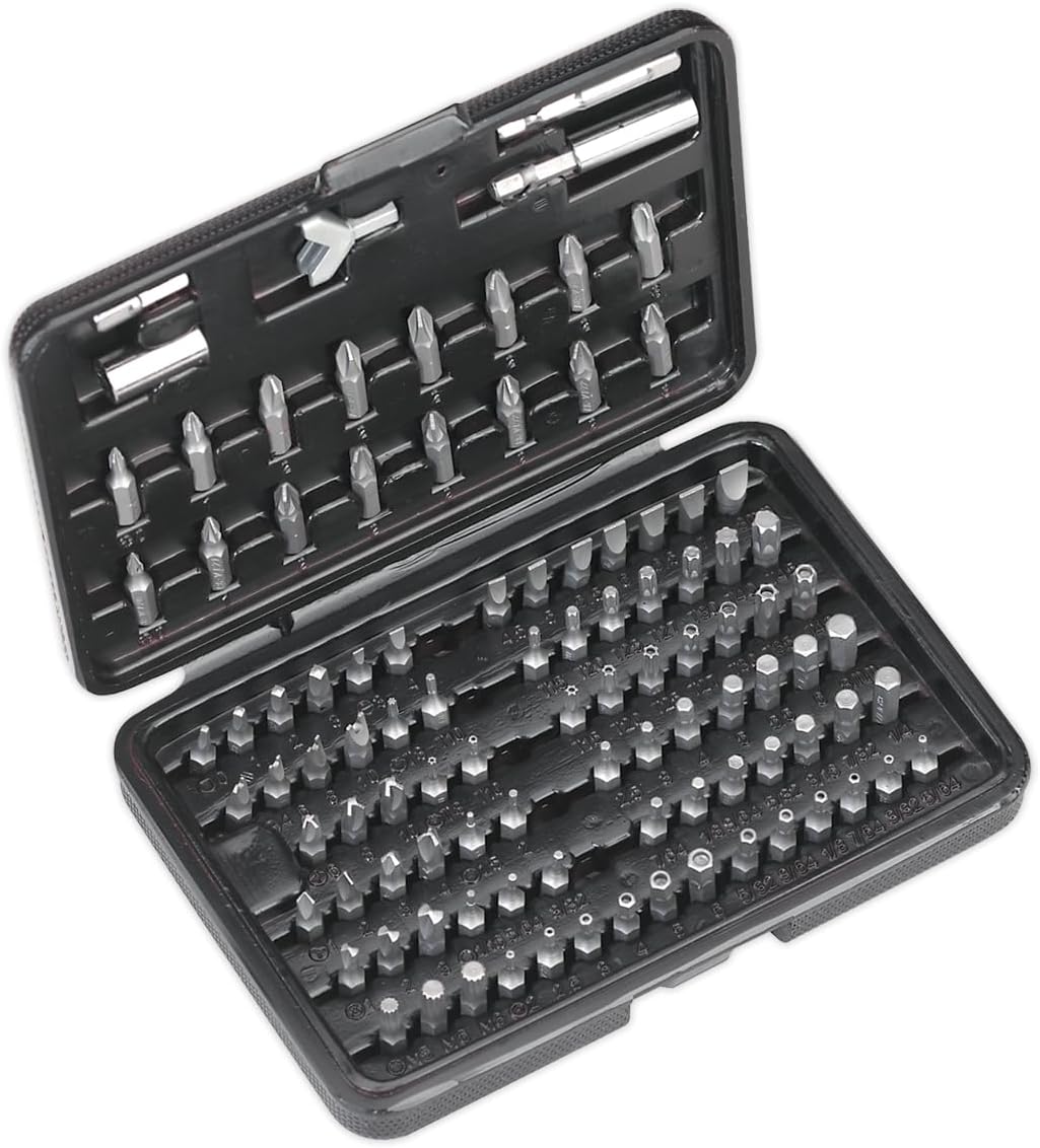 Sealey S0473 Power Tool with Security Bit Set, 100 Pieces