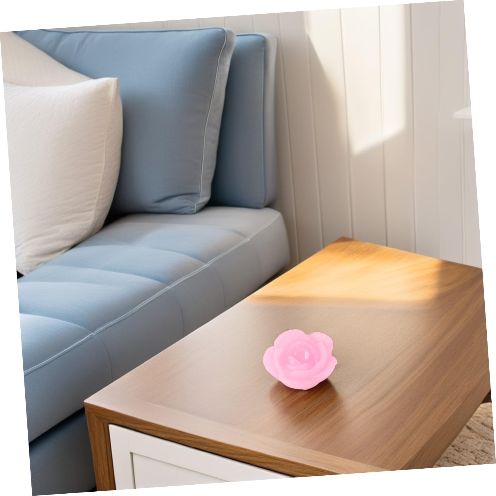 Anneome 15piezas Velas Flotantes De Rosa Para Decoración De Piscinas y Fiestas Velas Aromáticas Forma De Flor Para Bodas y Eventos Románticos