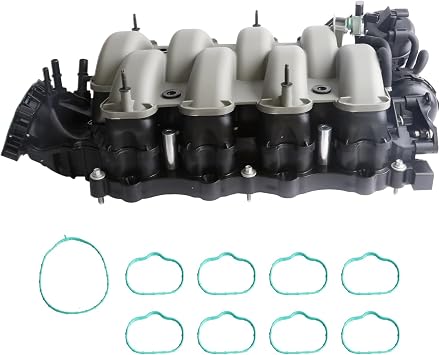 MITZONE Intake Manifold Compatible with 2018-2023 Ford Mustang 5.0L V8 JR3Z9JR3Z9424A JR3Z9424B424A JR3Z9424B