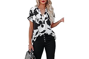 White House Black Market Women's Summer Chiffon Blouse