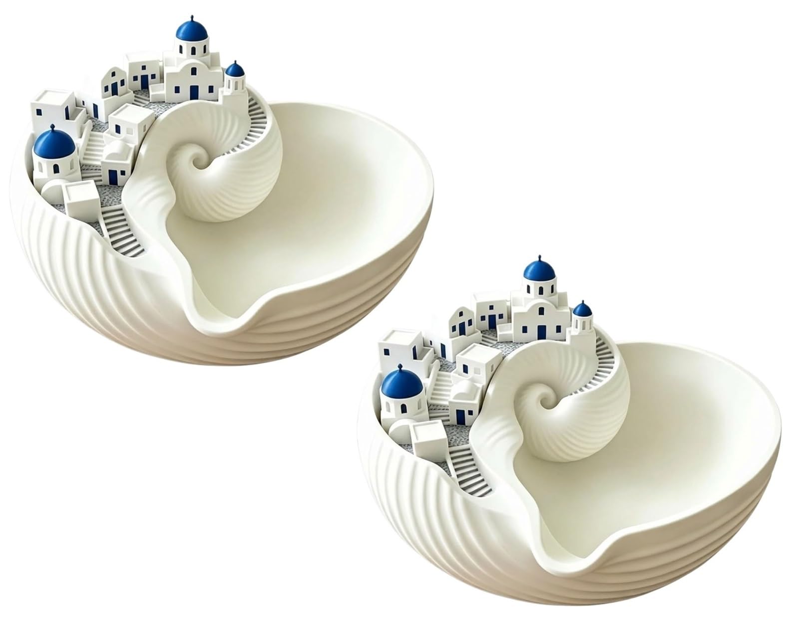 Santorini Catchall Bowl, Shell Tray for Keys Jewelry Coins