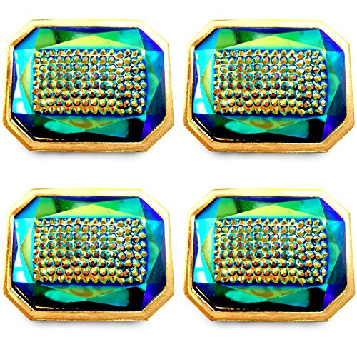Getfitsoo Blue Square Diamond Napkin Rings Set of 4, Gold Napkin Rings Handmade Rhinestones Napkin Ring Holders Handcrafts Napkin Rings for Table Decor, Weddings/Thanksgiving, Family Dinner Gathering Getfitsoo Blue Square Diamond Napkin Rings Set of 4, Gold Napkin Rings Handmade Rhinestones Napkin Ring Holders Handcrafts Napkin Rings for Table Decor, Weddings/Thanksgiving, Family Dinner Gathering