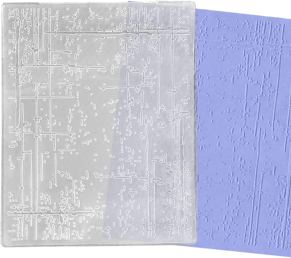 Amazon.com: Threetols 3-D Textured Impressions Embossing Folder, Dot ...