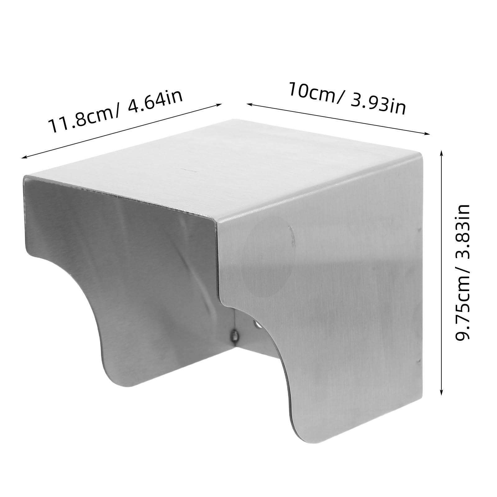 Hohopeti Tapa Protectora para Enchufe Exterior de Acero Inoxidable Caja para Estación de Carga de Vehículo Eléctrico Cubierta Resistente a Salpicaduras y Lluvia para Protección Eléctrica