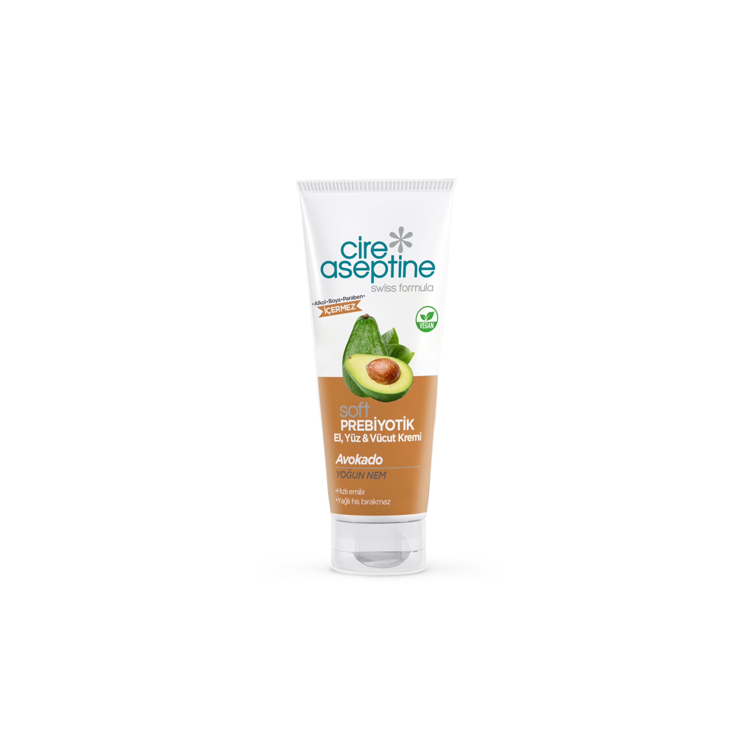 CİRE ASEPTİNE Soft Prebiyotik Avokado El, Yüz ve Vücut Kremi 75 ml