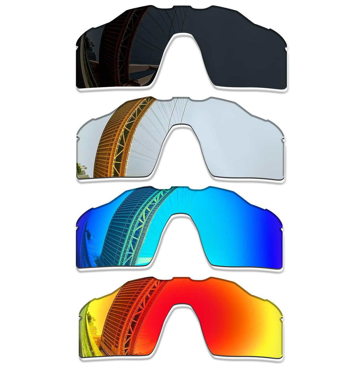 Lentes de repuesto polarizadas de 1,5 mm para gafas de sol Oakley Radar EV Pitch OO9211, antiarañazos, ajuste perfecto