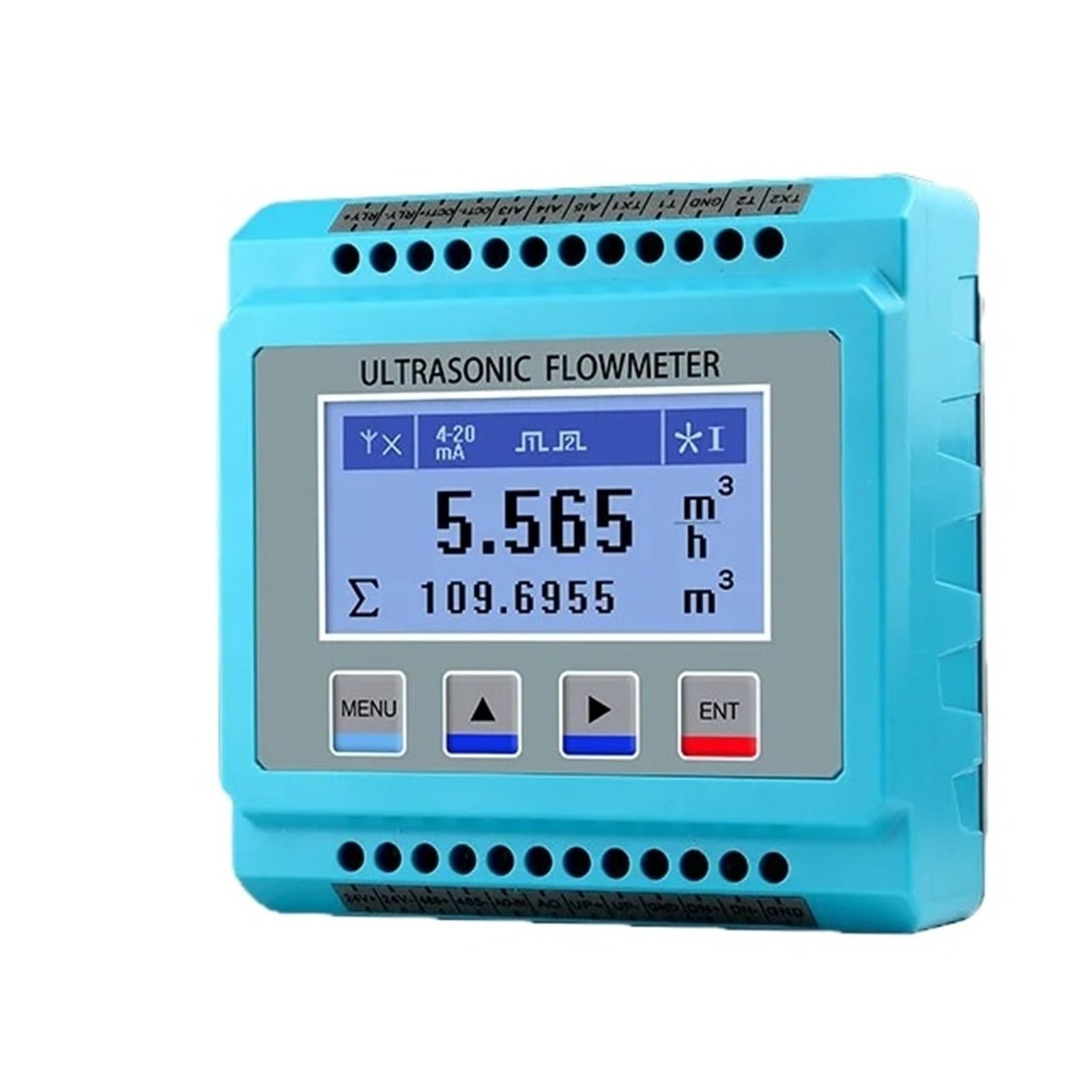 Modułowy przepływomierz ścienny ultradźwiękowy do pomiaru rur ze stali nierdzewnej PVC (modułowy DN15-100)