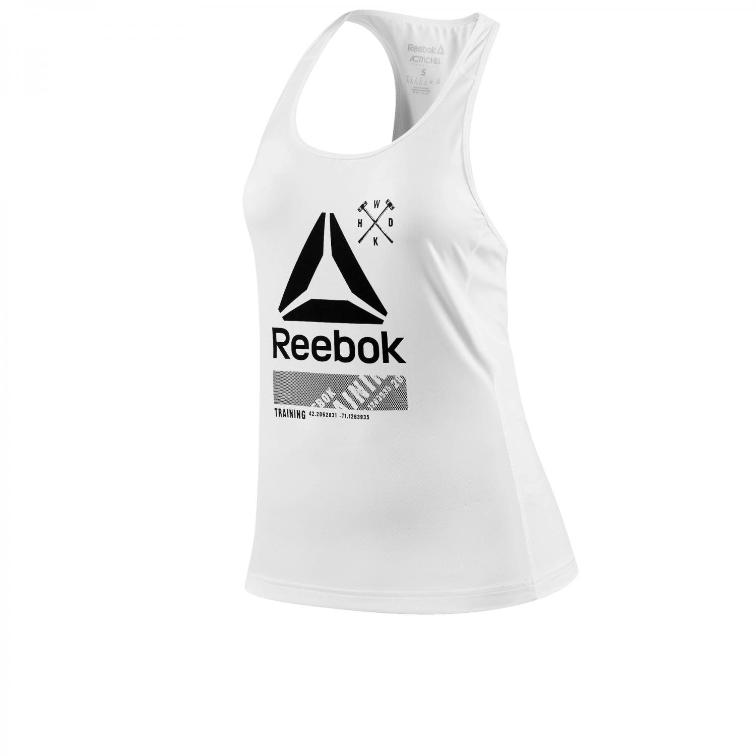 Reebok AC Graphic Tank Camiseta de Tirantes Mujer