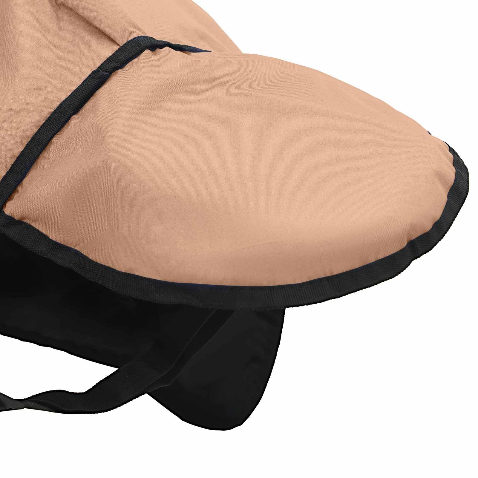 Manta para caballos Cappuccino de 125 cm, poliéster, transpirable y ligera, para entrenamiento, establo y transporte, sin cubierta para el cuello