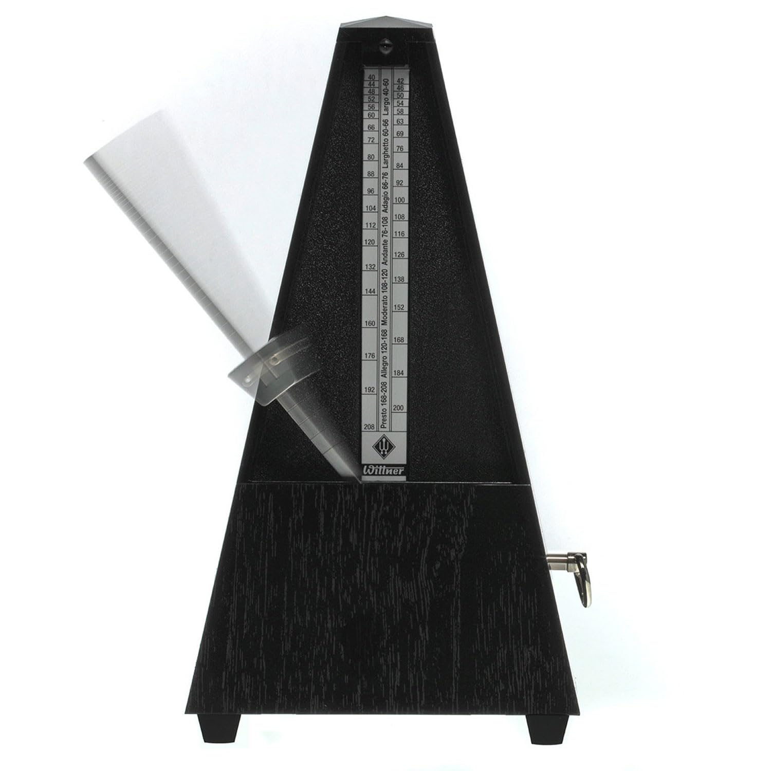 Metrónomo mecánico Wittner 806k negro con gamuza de microfibra Keepdrum