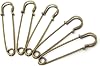 Honbay 30PCS 5cm2Inch Brooches Heavy Duty Safety Pins for Blankets, Sweaters, Shawls, Kilts, Crafts Bronze