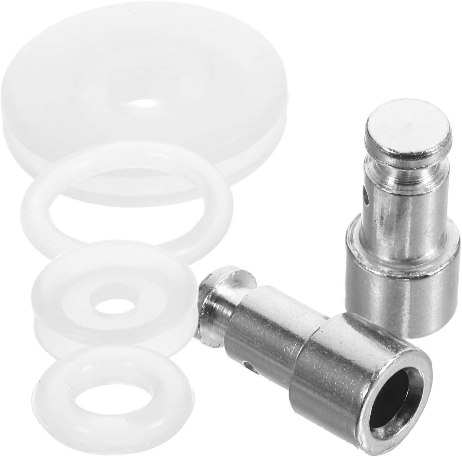 Pressure Cooker Float Valve and Silicone Gasket Replacement Set 19mm Universal Electric Cooker Relief Valve with Sealing Rings Kitchen Supplies for Repair