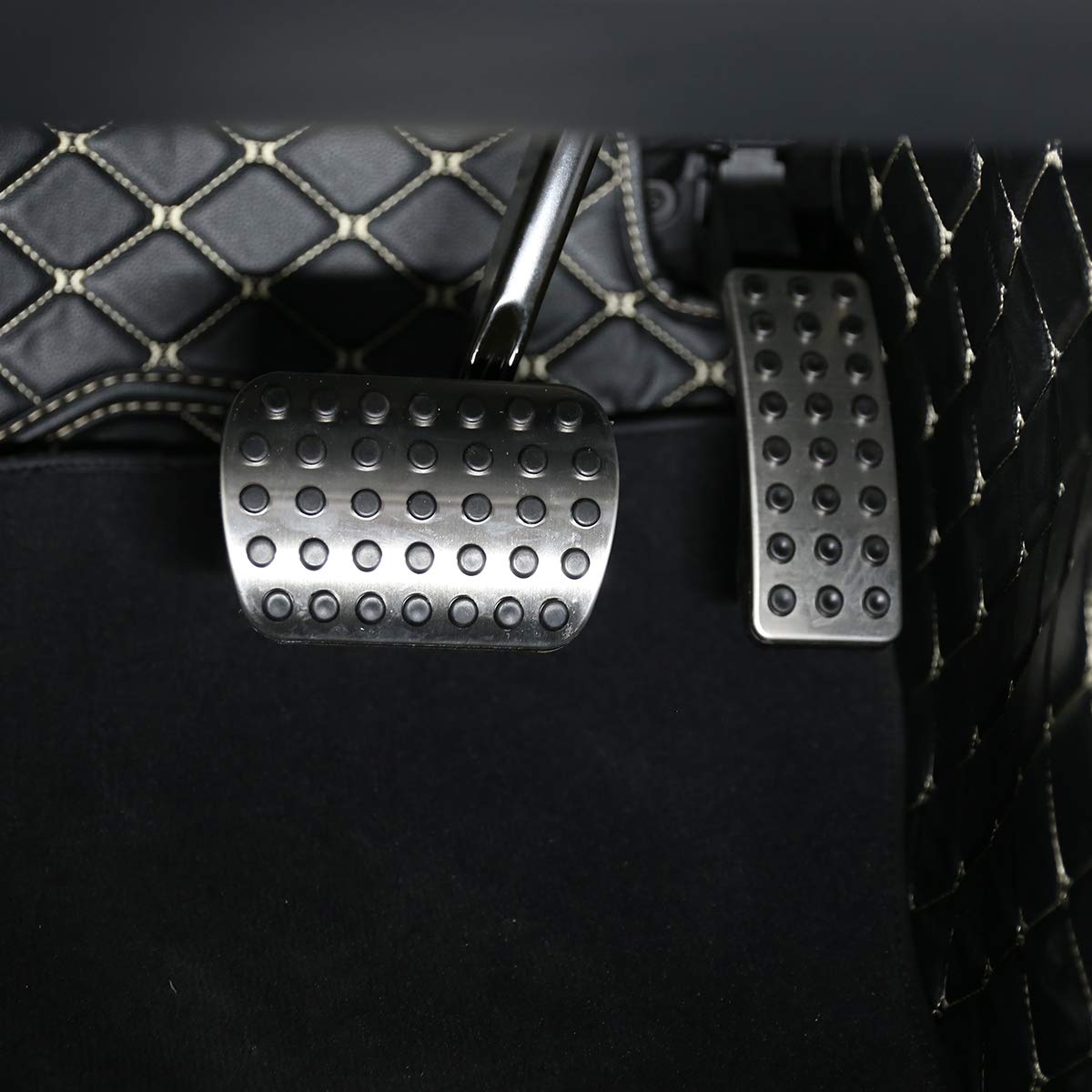 2 pezzi in acciaio inossidabile Pedale del freno per auto a gas per classe A W176, classe B W246, CLA C117, GLS, GLE W166, ML, classe R W251 Accessori