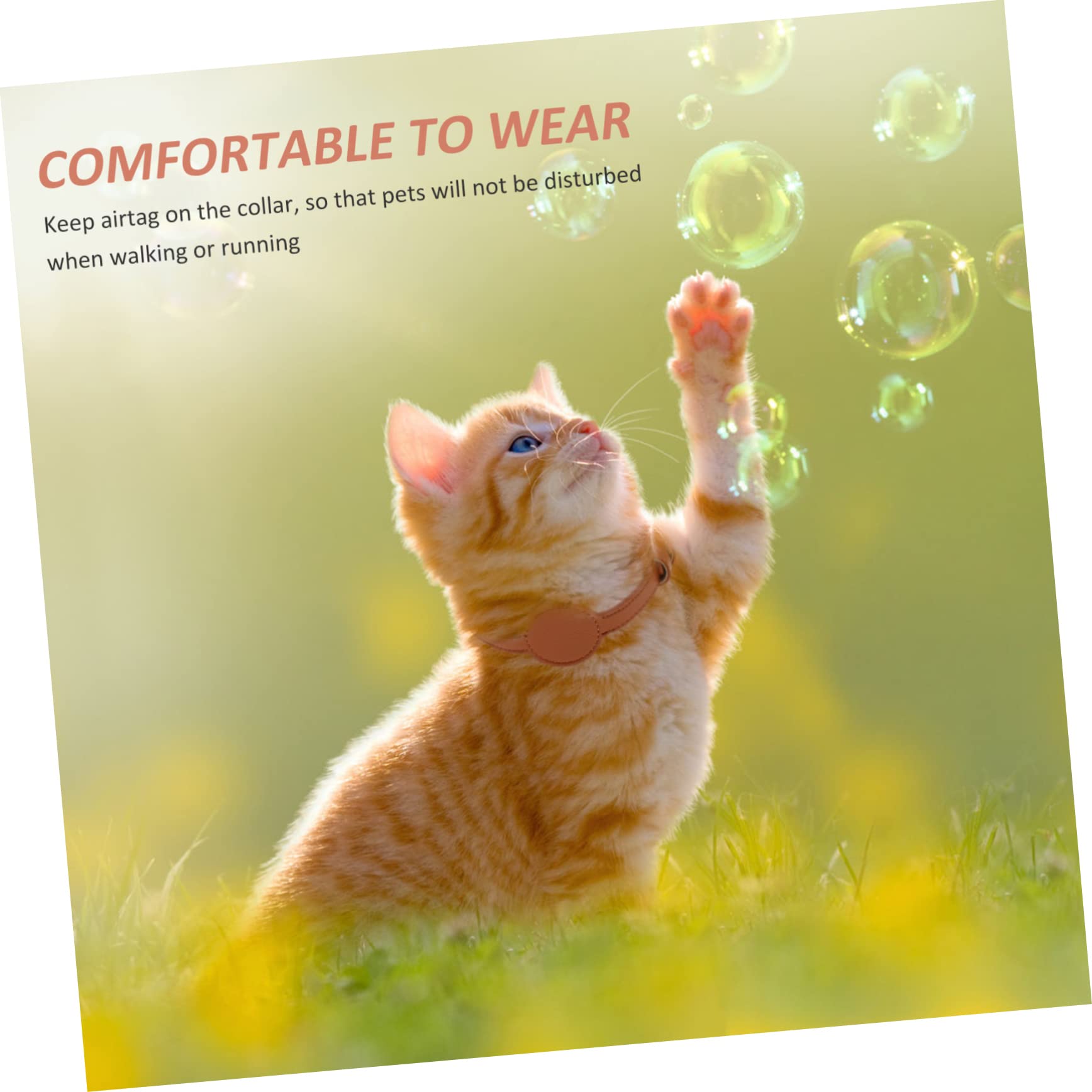 minkissy 5stücke Pets Tracer Für Pu-Material Leichtes Design Für Outdoor-aktivitäten Mit Tracer-behälter Komfortable Passform Für Und Kleine Hunde