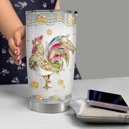 Vista 240 de SANDJEST Vaso inspirador de 20 onzas, regalo cristiano, regalos inspiradores para mujeres, vasos con aislamiento de acero inoxidable motivacional