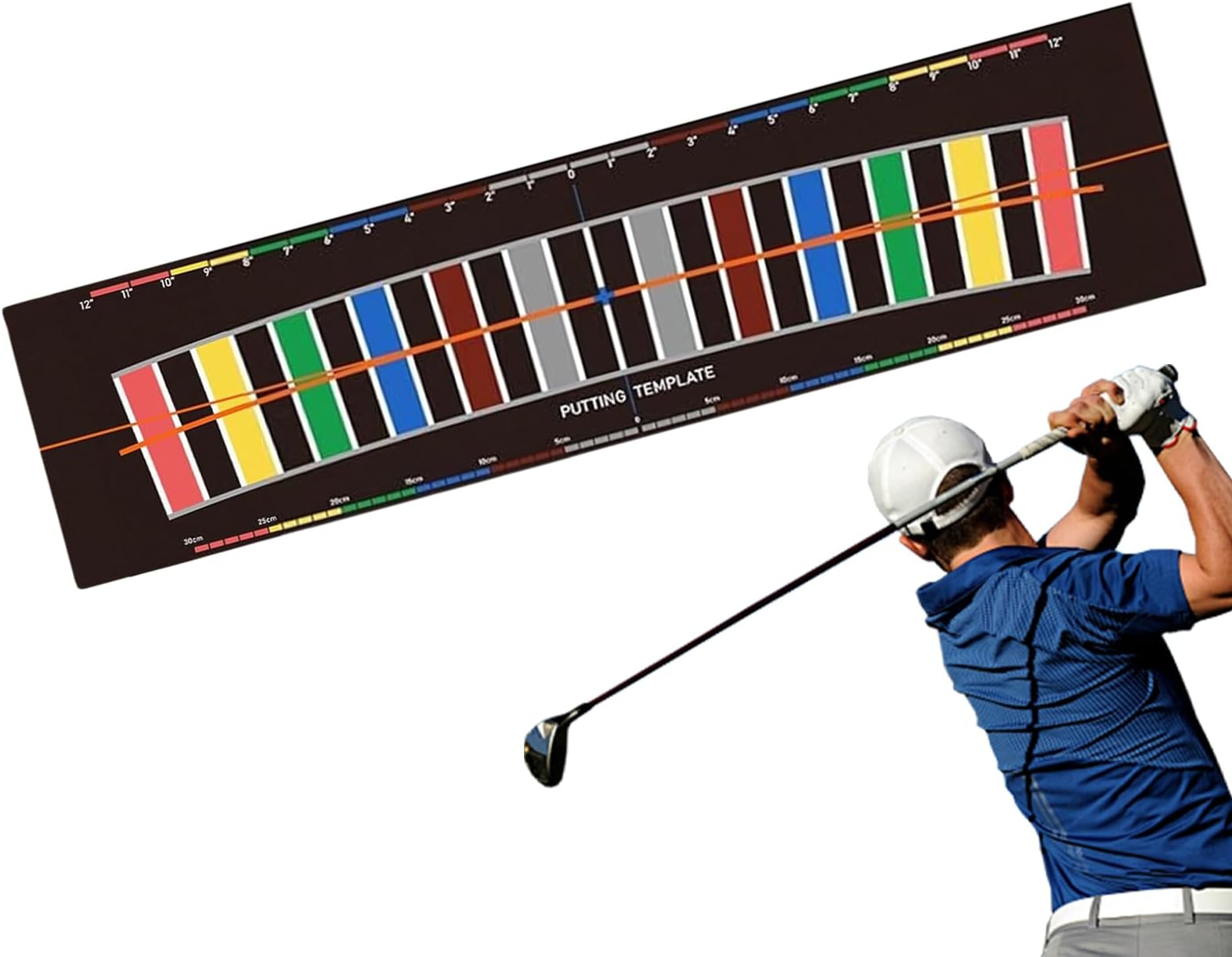 Golf Hitting Mats, Portable Foldable Trainer Equipment, Golf Training Mat for Teenagers, Son, Daughter, Family, Friends, Men, Women, Youth, Home and Indoor Use