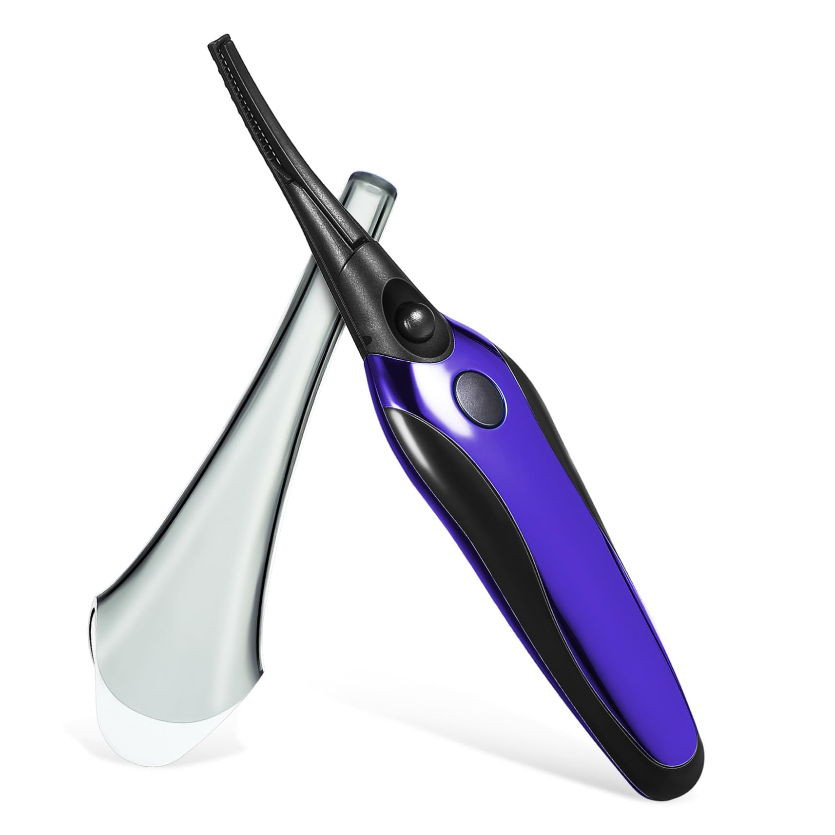 Healeved Power Electric Heat Eyelash Curler Safety Comb Rechargeable and Compact