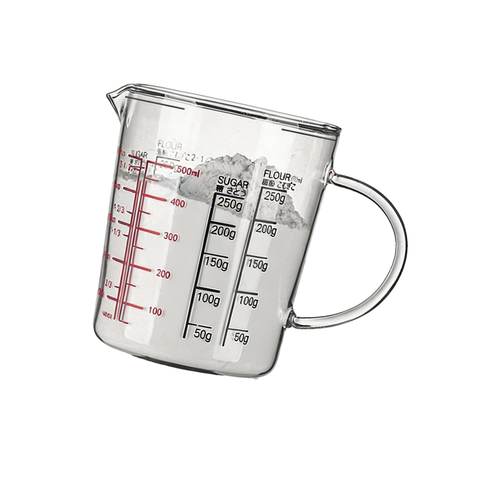 Buxuaaaa E Sturdy Glass Measuring Cup Accurat Markings Kitchen Baking Ssential Hom Baking Ssential Quipments
