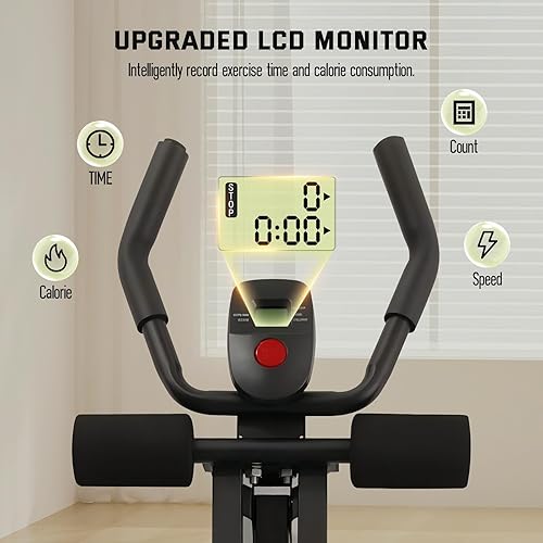 Miniatura 5 de Equipo de entrenamiento abdominal, máquina de abdominales ajustable, entrenamiento de cuerpo completo para gimnasio en casa, equipo de ejercicio de