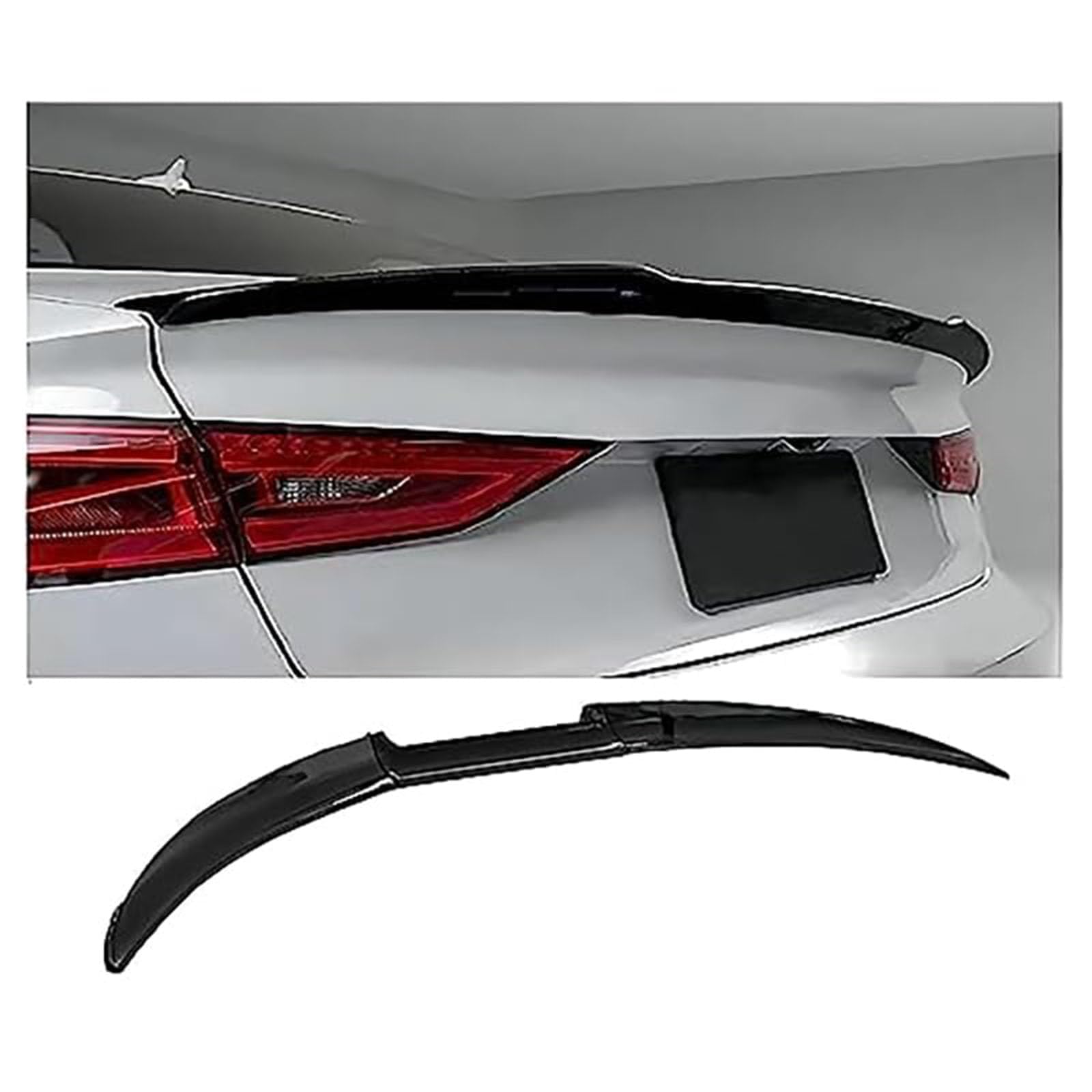 Heckspoiler, für BMW 3 Series 320d E90 320i E90 325i E90 330d E90 330xd E90 Hecklippe Spoilerlippe Kofferspoiler Heckflügel Tuning Aerodynamik Optik Sport-Look Abrisskante,A Sedan