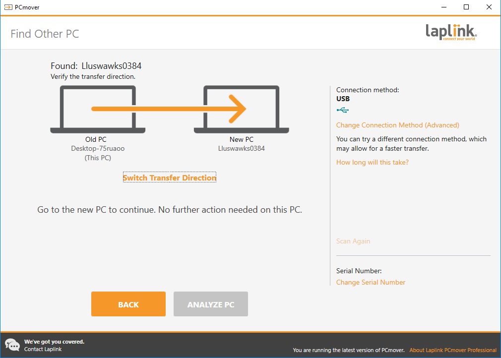PCmover Professional 11 (1 Utilisation) - La méthode la plus facile pour transférer vos fichiers vers un nouveau PC! [Téléchargement]