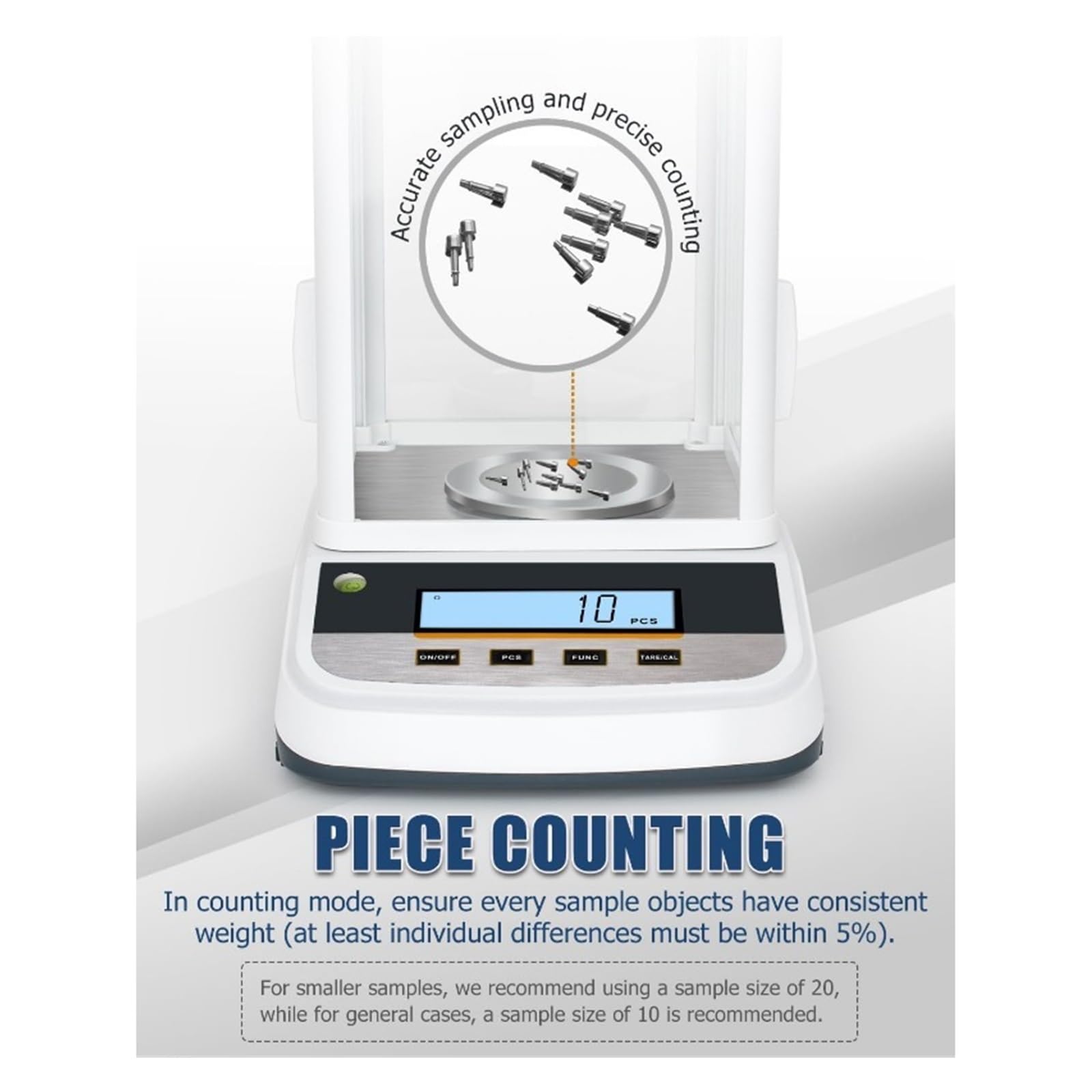 Bilance digitali da laboratorio, Bilancia di precisione 0,001 g, bilancia for gioielli, bilancia digitale, bilancia analitica di precisione da laboratorio, bilancia da 100/200 g/300/500 g(100g 0.001g)