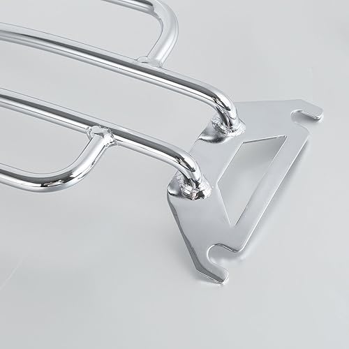 Miniatura 4 de TCT-MOTORPARTS Portaequipajes cromado Moto Solo para Harley Touring Electra Glide Ultra Classic FLHTCU FLHTC FLHT Road King CVOFLHRSE FLHRS Classic