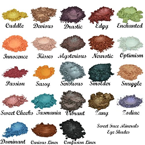 EYE SHADOW KIT (MULTIPLE SHADES) Mineral Makeup Set Bare Skin Liner Powder (Choose 10 Eye Shades)