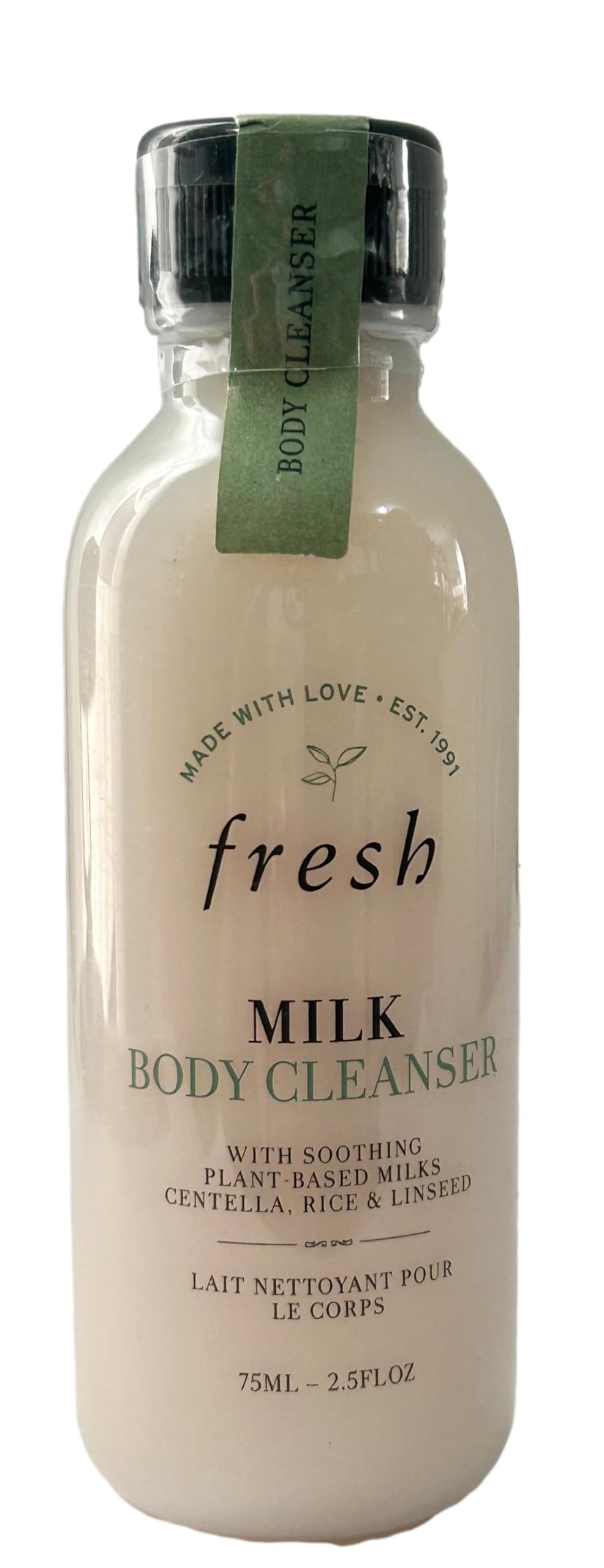 Fresh Body Cleanser Milk Body Wash - Soothing Nourishing pH-balanced Daily Moisturizing Body Cleanser for Softness MINI SMALL
