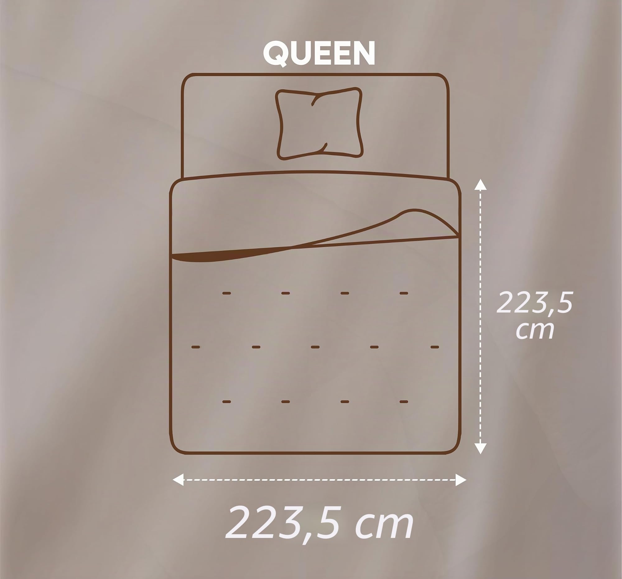 Utopia Bedding - Edredón para Todas Las Estaciones, Relleno de Microfibra de Felpa de 250 g/m², Relleno de edredón Acolchado con pestañas de Esquina, Colcha con Bordes cosidos