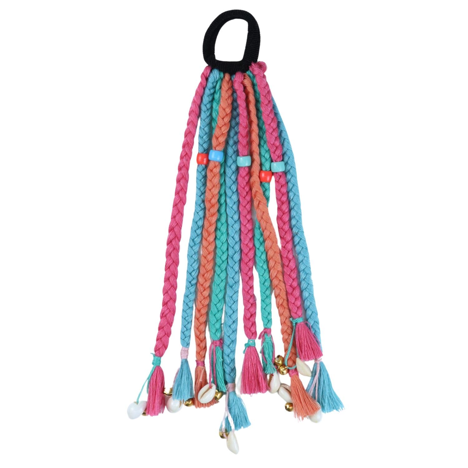 Asthetika Kids Boho Beads Braided Hair Tie Accessories for Kids Girls Women Ladies Multi-Colour 1 Piece Free Size Bohemian Look (B0CP628K6R) Amazon Price History, Amazon Price Tracker