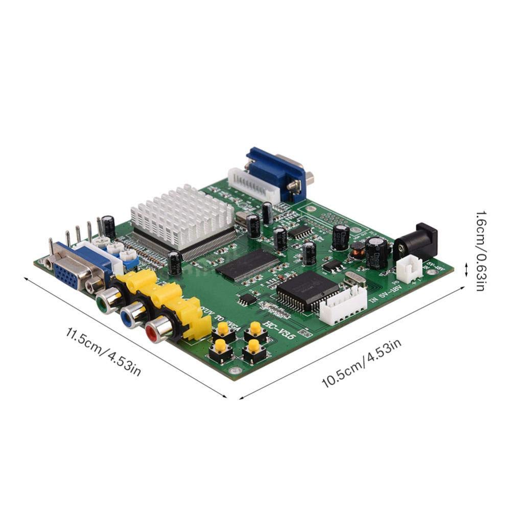 JahyShow Convertitore video GBS8200 Scheda modulo relè a 1 canale CGA/EGA/ YUV/RGB a VGA HD Arcade Jamma Game Video Converter Board 1 uscita VGA CRT PDP LCD Monitor GBS-8200 JahyShow Convertitore video GBS8200 Scheda modulo relè a 1 canale CGA/EGA/ YUV/RGB a VGA HD Arcade Jamma Game Video Converter Board 1 uscita VGA CRT PDP LCD Monitor GBS-8200