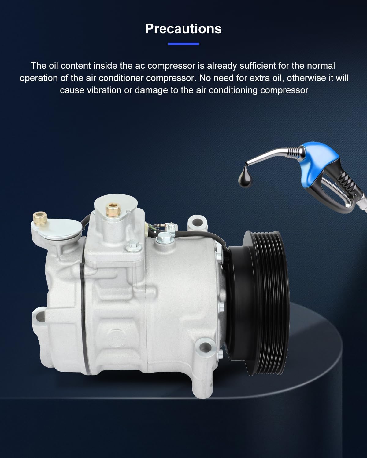 ECCPP AC Compressor 2008-2012 for Land Rover LR2 3.2L 2011-2016 for Volvo for S60 XC60 3.0L A/C Compressor with Clutch