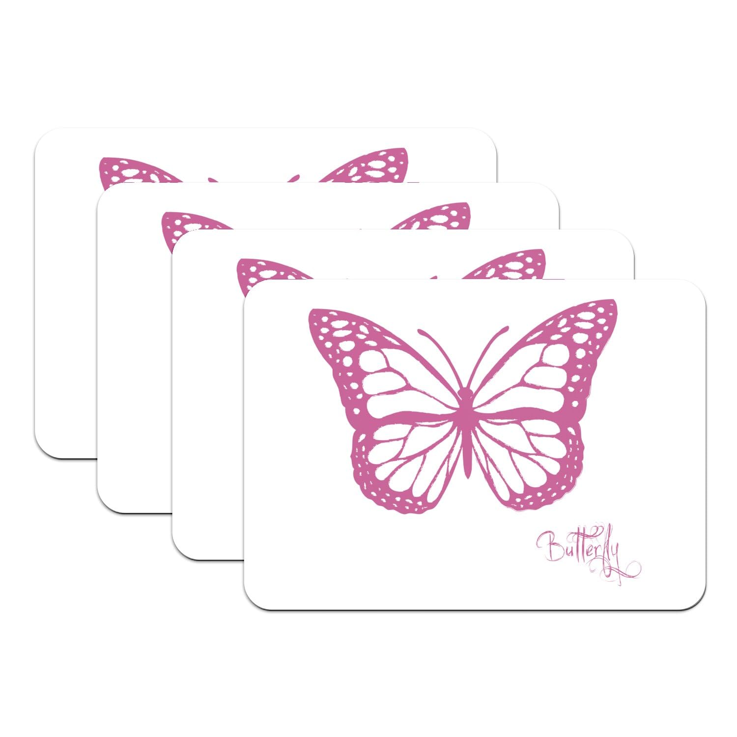 Sets de table antidérapants papillon rose pour protéger votre mobilier