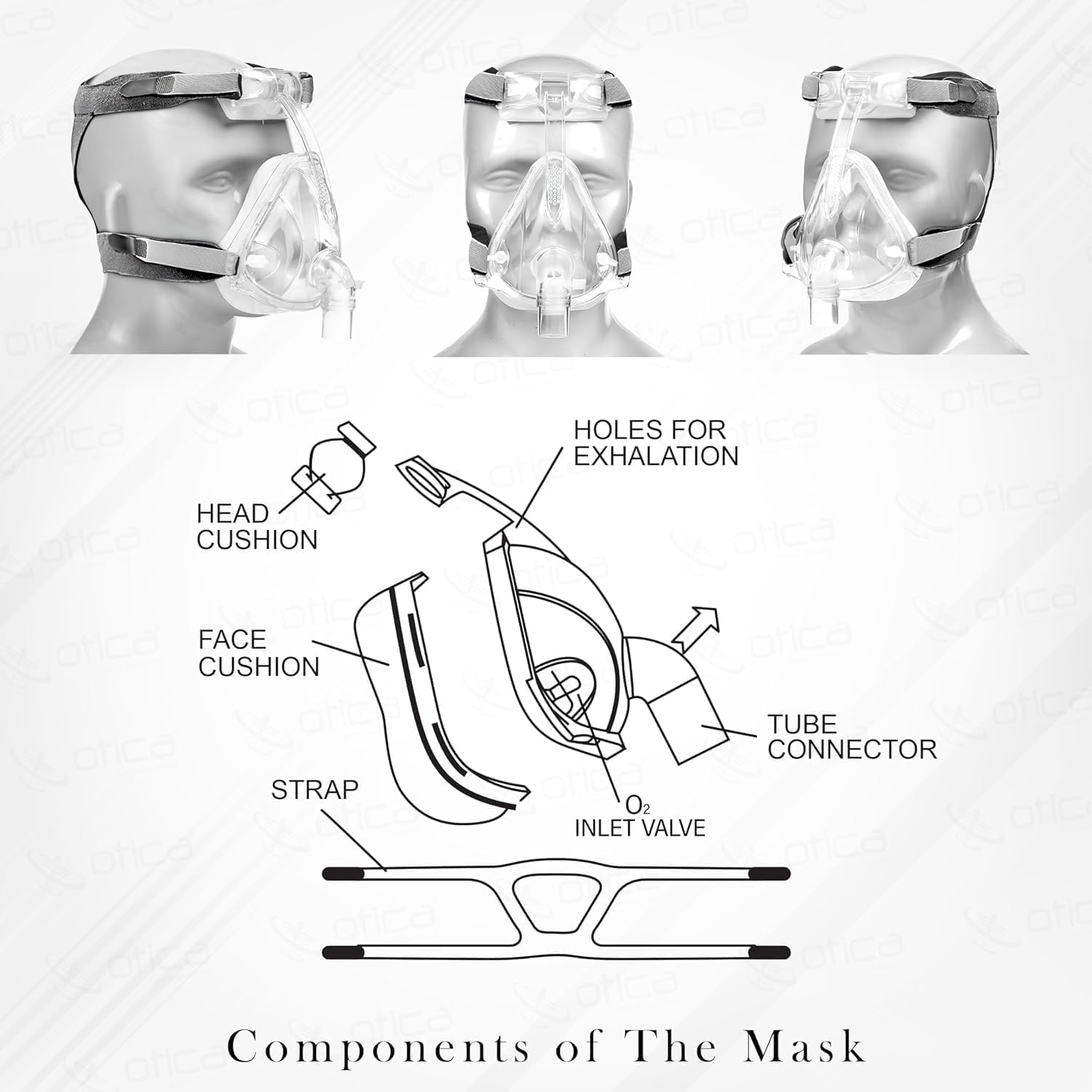 CPAP Machine Sleep Apnea (Medium) for OTica BMC F2 CPAP Mask Bipap Mask Bipap Machine CPAP Machine Sleep Apnea (Medium) for OTica BMC F2 CPAP Mask Bipap Mask Bipap Machine