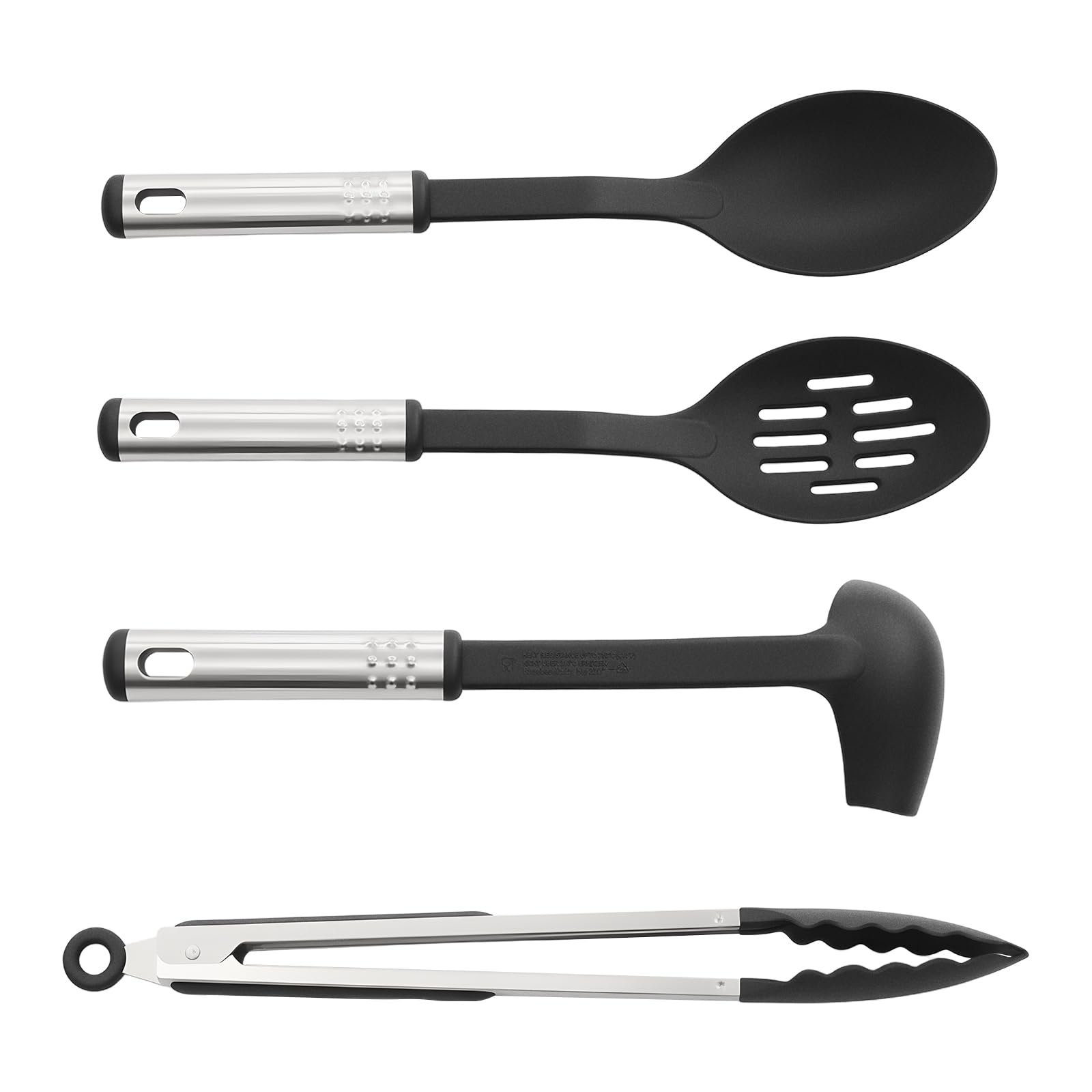 Set di utensili da cucina, 40 pezzi, set di posate da cucina, pentole resistenti al calore, antiaderenti