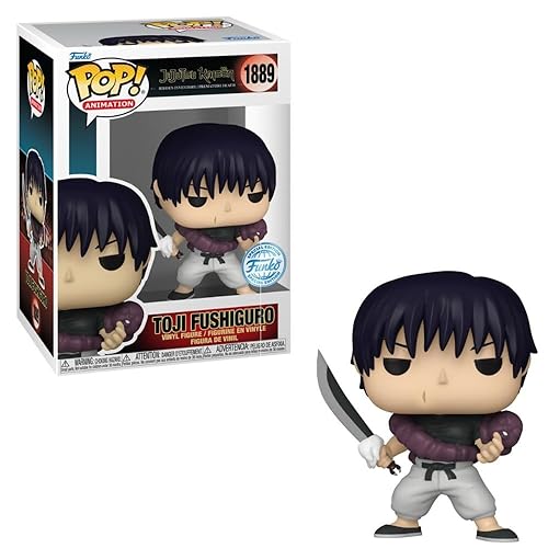 Figurine Funko Pop Animation Jujutsu Kaisen Toji Fushiguro with Chase Modèle aléatoire