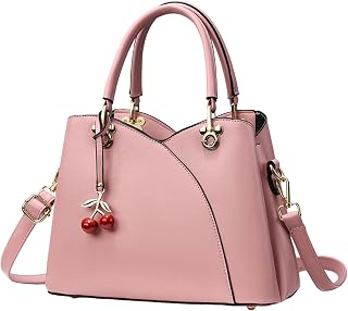Women's Fashion Leather Crossbody Handbag, Tote Satchel Shoulder Bag for Ladies