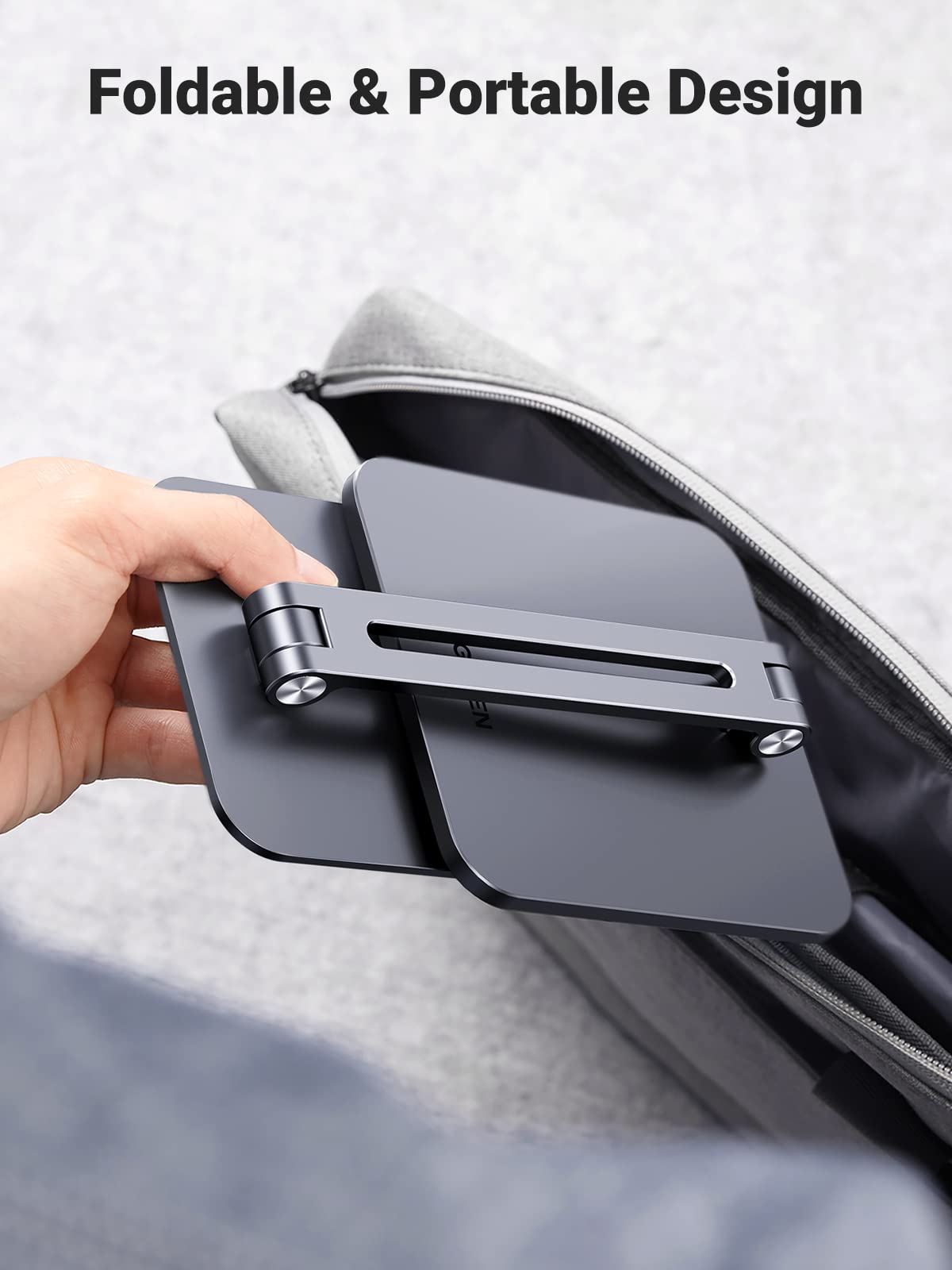 UGREEN Stojak na Tablet Uchwyt Aluminiowy Regulowany Kompatybilny z iPad Pro Air Mini 11 12.9, Galaxy Tab S9+ S9 A7, Redmi Pad, Huawei MatePad,iPhone 15 Pro Max bis 12,9 Zoll (Antracyt)