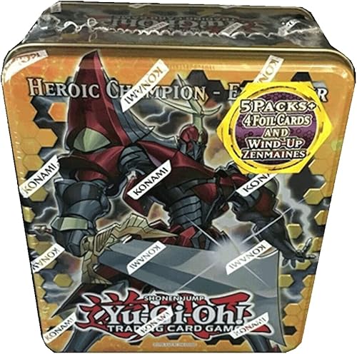 Yu-Gi-Oh! - Campeón heroico Excalibur 2012 Wave 1 Lata de colección