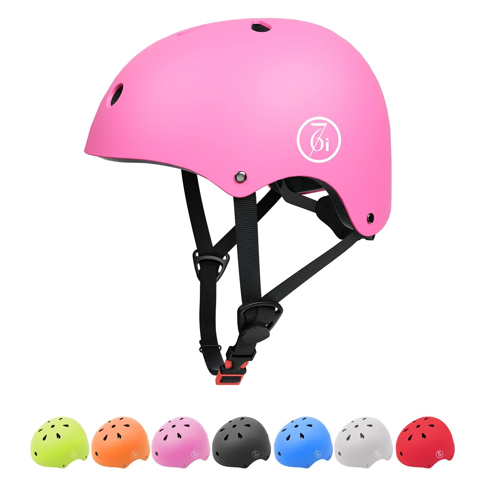 67i Bike Helmet Skateboard Helmet for Adult Cycling Bicycle Scooter Helmets for Men Women Adjustable Roller Skate Helmet for Multi-Sport Bicycle