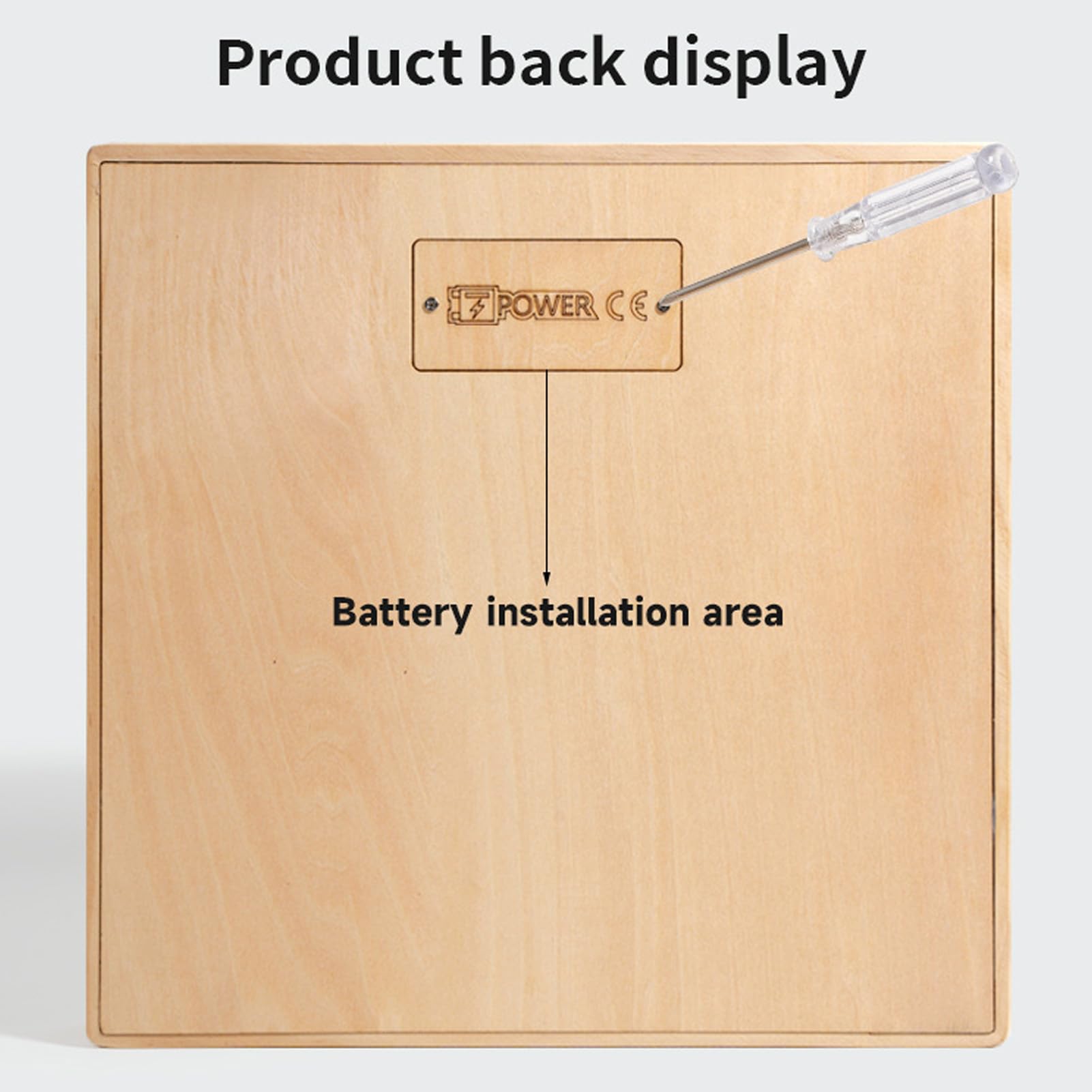 Baby Busy Board Sensorisches Holzbrett mit LED-Leuchtschalter, Interaktives Lernspielzeug für die Feinmotorik für Kleinkinder