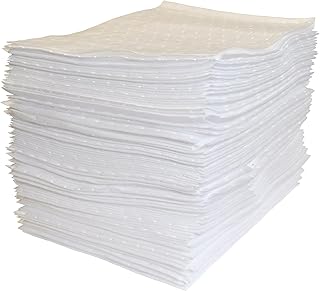 Oil-Dri L90812 15" W x 19" L Oil-Only Heavy Weight Perforated Pad, 100 Pads/Box