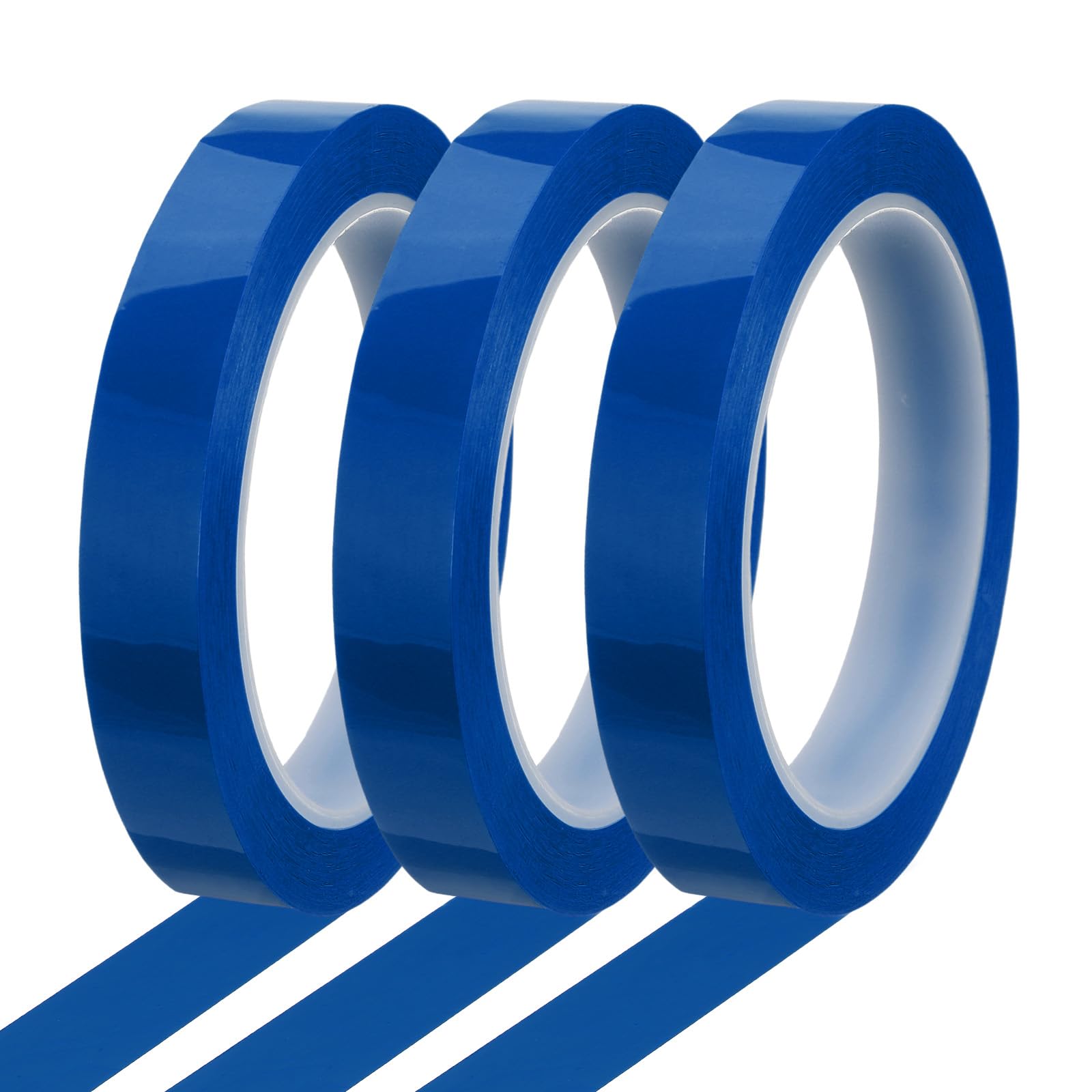 sourcing map Whiteboard Tape 16mm x 66m,Blue,3 Pack โ image 1