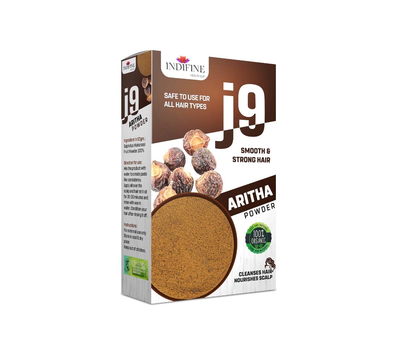 J9 Aritha powder, 50gms